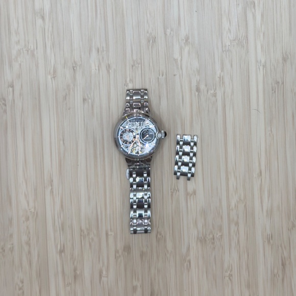 Thomas Earnshaw - BARALLIER - DUAL TIME SUN MOON OPEN HEART AUTOMATIC - Picture 8 of 9